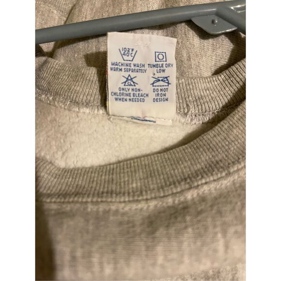 Vtg Champion Reverse Weave Heavy Thick Short Sleeve Sweatshirt Sz L USA - Picture 8 of 11